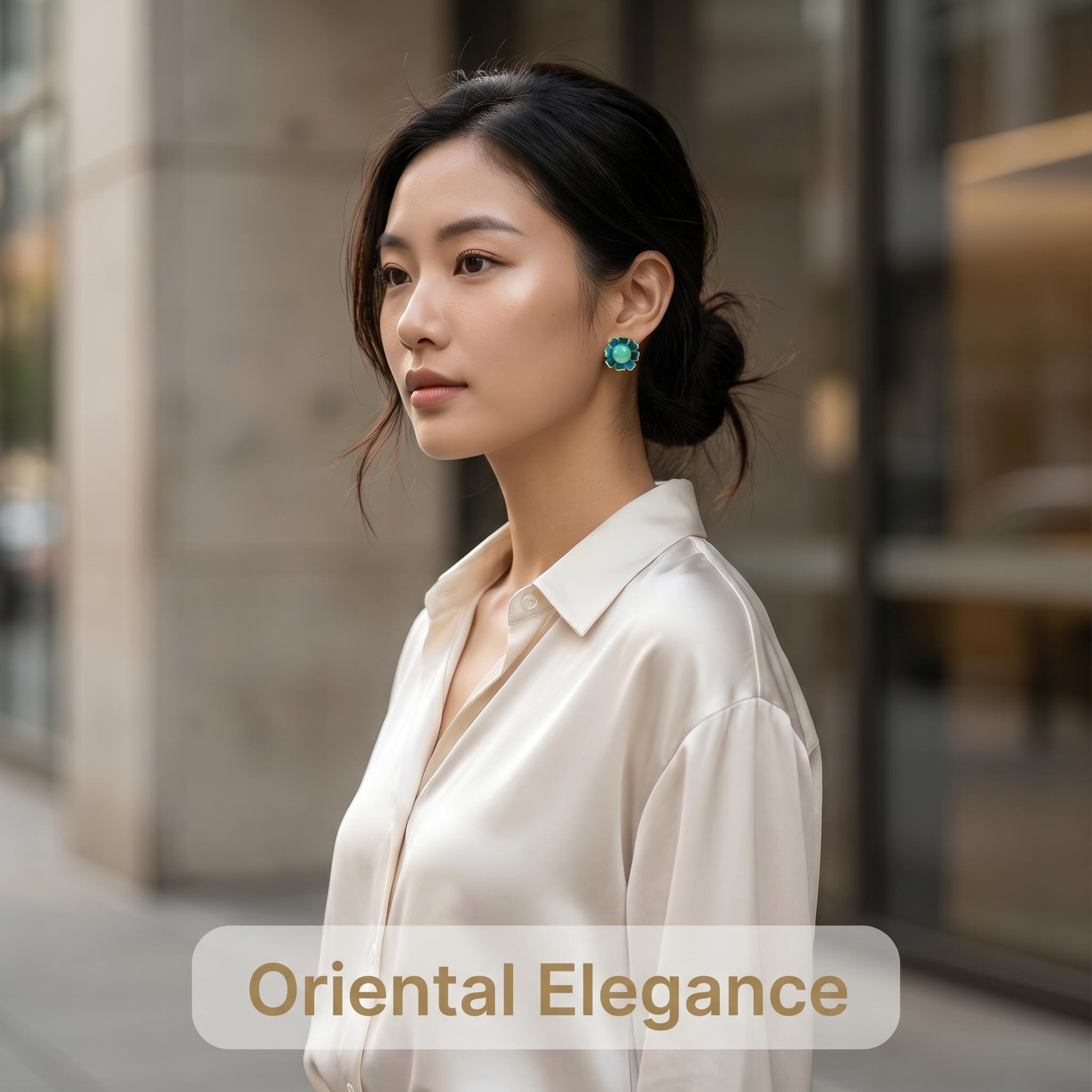 翡翠耳环 · 亚马逊套图